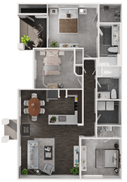 3 beds, 2 baths, 1,390 sqft, $2,399