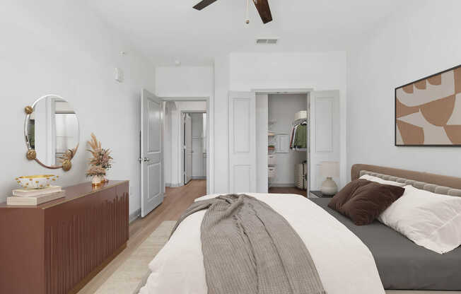 Bedroom with Hard Surface Flooring