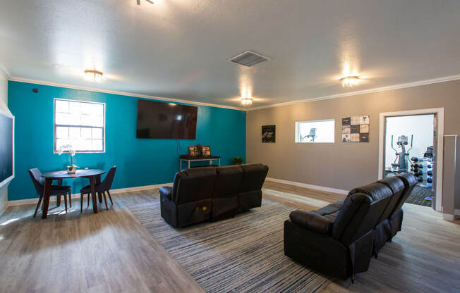 Theatre Room at Whispering Sands Apartments in Albuquerque