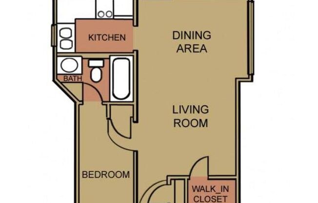 Studio, 1 bath, 437 sqft, $936, Unit 1203-104
