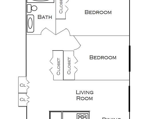 Cedar Manor Apartments floorplan