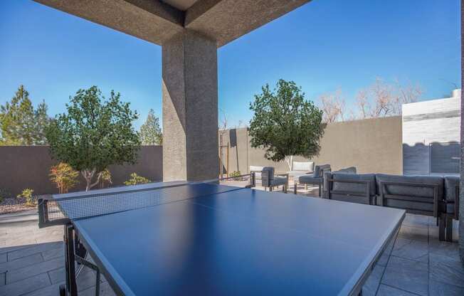 Outdoor Ping-Pong Table at The Passage Apartments by Picerne, Nevada