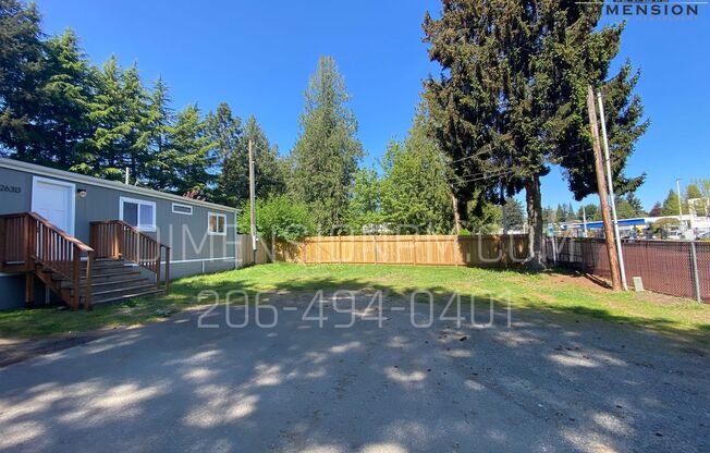 4 Bed 2.5 Bath Remodelled Manufactured Home in Kent! Available NOW! Easy self showings!