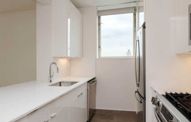 Kitchen with Stainless Steel Appliances