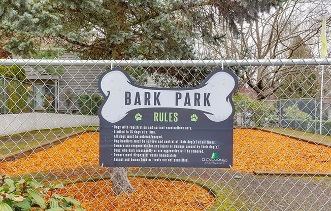 Eleven Pines Bark Park