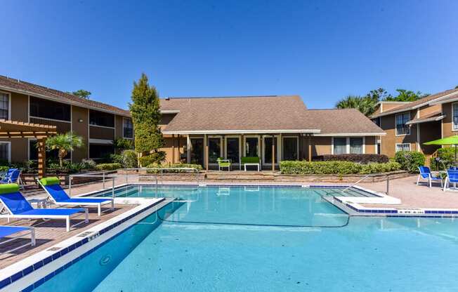 Outdoor Pool with Sundeck