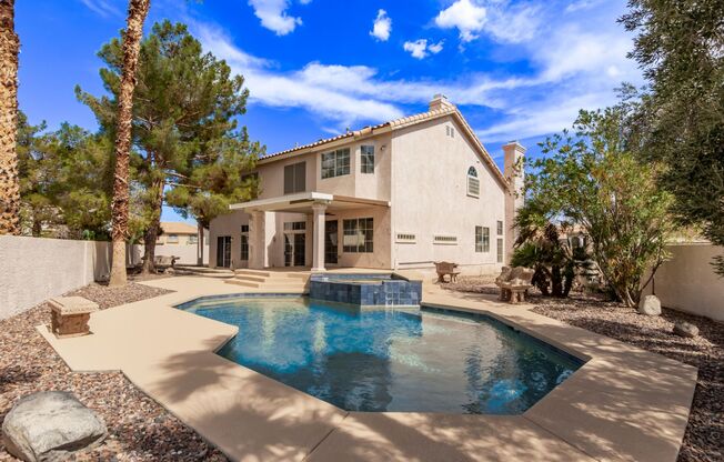 Green Valley home with pool, spa, and covered RV parking!