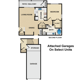 1 bed, 1 bath, 783 sqft, $1,248