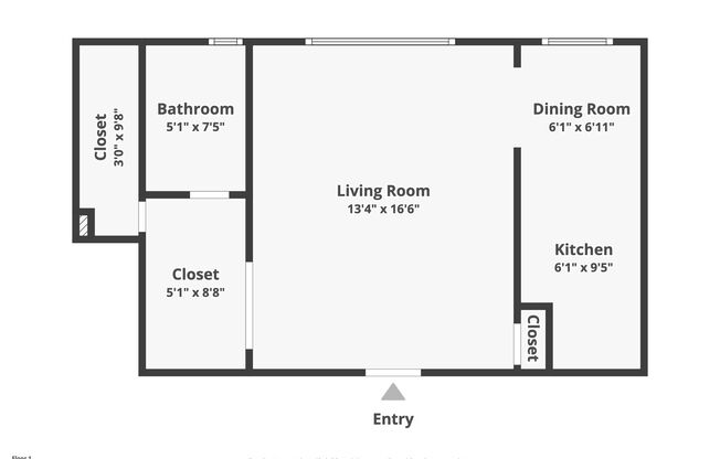 Studio, 1 bath, $1,295, Unit 310