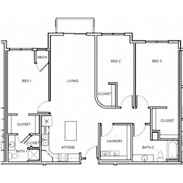 3 beds, 2 baths, 1,481 sqft, $2,336
