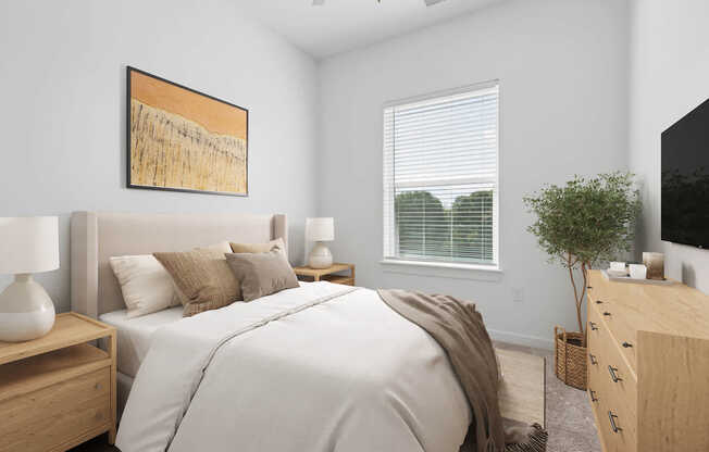 Bedroom with Hard Surface Flooring