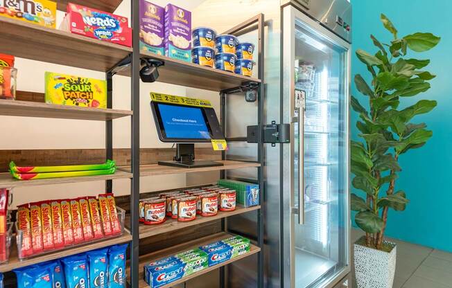 Lamar Union Market With Easy Access To Snacks And Drinks