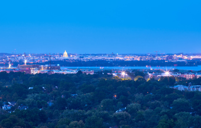 Nighttime DC View from Carlyle Place