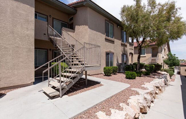1st floor two bedroom in upscale NW community with pool.