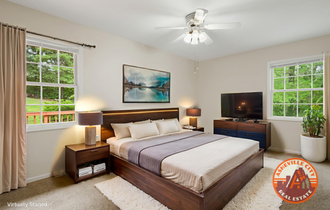 3-Bedroom Home in North AVL with Studio and Workshop Space (Lawn Maintenance Included)