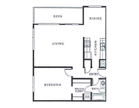 1 bed, 1 bath, 810 sqft, $2,395, Unit A102