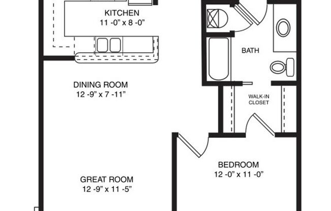 1 bed, 1 bath, 882 sqft, $1,210, Unit CT-6