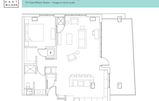 1 bed, 1 bath, 921 sqft, $3,150, Unit 1409
