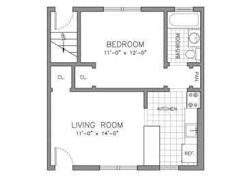 1 bed, 1 bath, $1,850