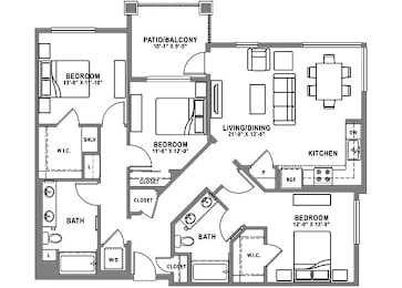 3 beds, 2 baths, 1,435 sqft, $5,004