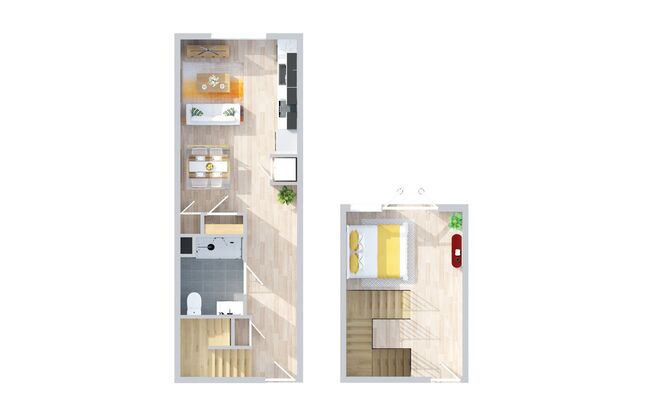 Studio, 1 bath, 789 sqft, $2,100, Unit 415