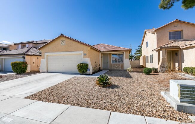 Charming 3-Bedroom Single-Story Home in North Las Vegas! AVAILABLE 10/1/25