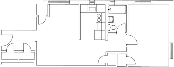 1 bed, 1 bath, 741 sqft, $1,625