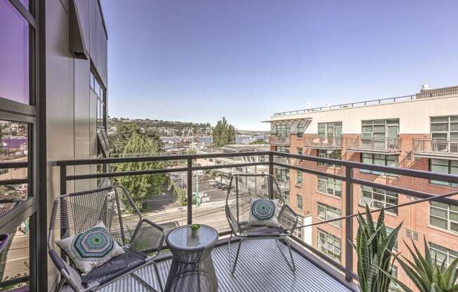 Patio With Ample Sitting at Equinox, Washington, 98102
