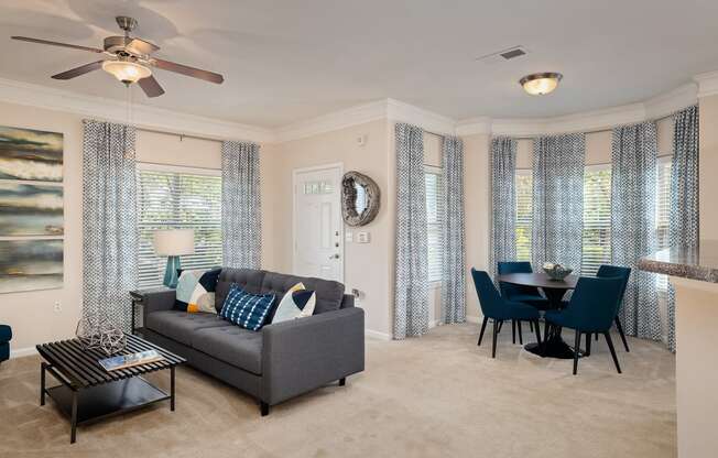 Carrington at Shoal Creek - Staged dining nook with carpet