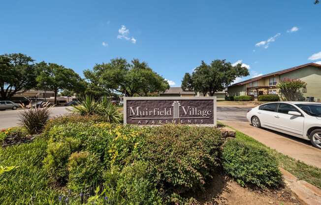 Muirfield Village: Signage, at Westdale Hills, TX