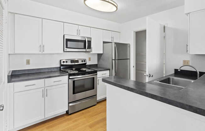 Kitchen with Stainless Steel Appliances