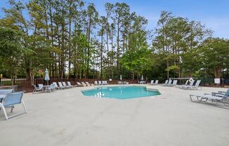 Swimming Pool at Chapel View Apartments in Chapel Hill, NC