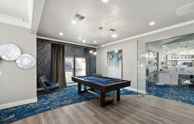 Clubhouse pool table