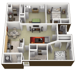 3 beds, 2 baths, 1,239 sqft, $1,470