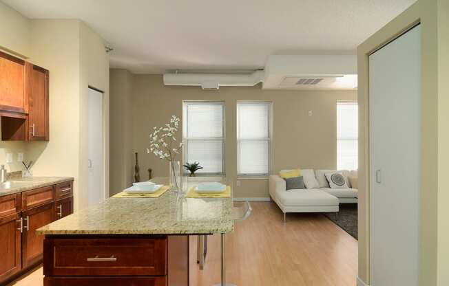 Kitchen islands available - Eitel Apartments