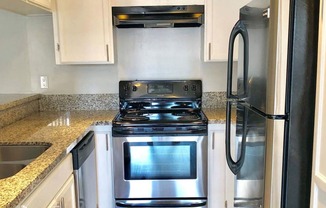 Efficient Appliances In Kitchen at City Park View, California, 90057