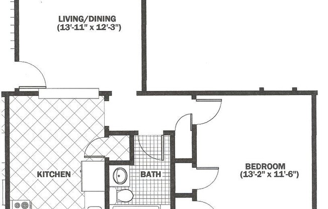 1 bed, 1 bath, 520 sqft, $2,195, Unit 8304