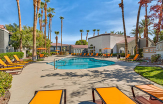 take a dip in the resort style pool at the enclave at woodbridge apartments in sugar land