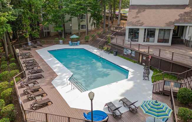 swimming pool with sundeck