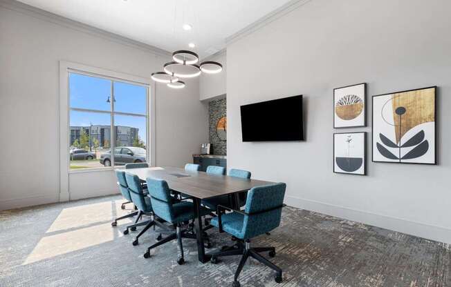 The Edison at Bozeman Gateway Apartments in Bozeman, Montana Conference Room