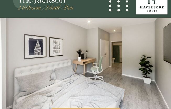 2 beds, 2 baths, 850 sqft, $1,925, Unit 1A