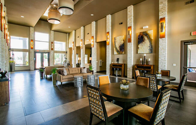 Interior of Clubhouse at Houston Apartment Rentals 77077