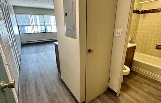 Studio, 1 bath, 302 sqft, $1,100, Unit 403