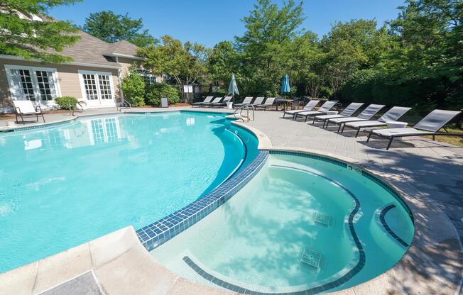 Hotel-inspired pool, spa and sundeck
