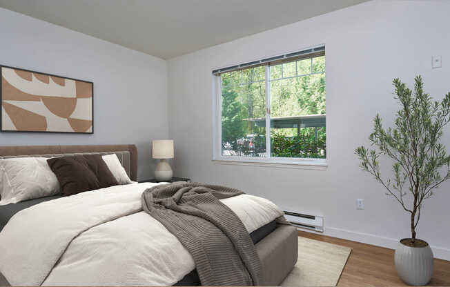 Bedroom with Hard Surface Flooring