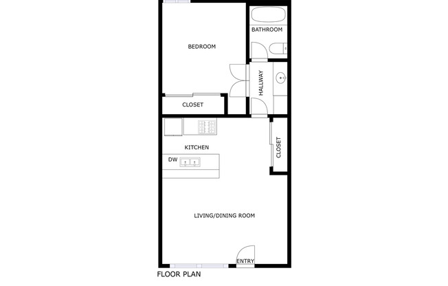 1 bed, 1 bath, 532 sqft, $1,925, Unit 074#218