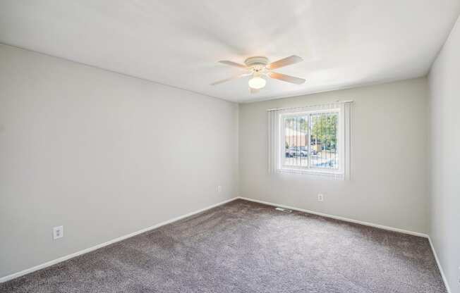 Spacious bedroom with natural light | One Bedroom Apartments in Southfield, MI