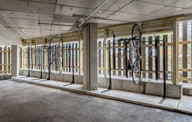 Bike Rack at 1943 Dot Ave Dorchester MA Apartments