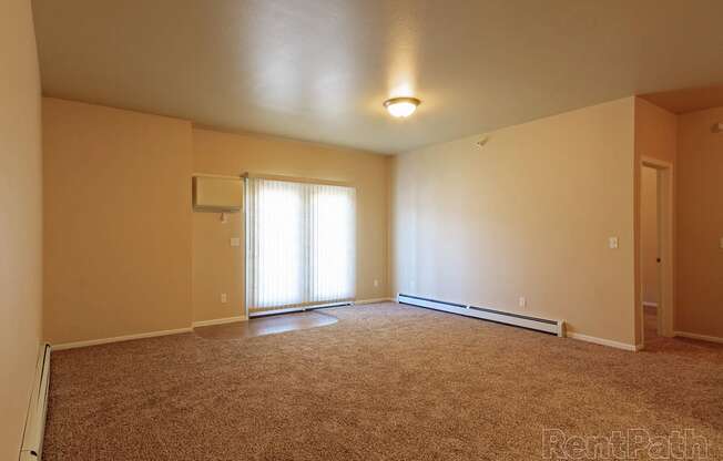 Living room at Stonebridge Villas Apartments, Minot, ND