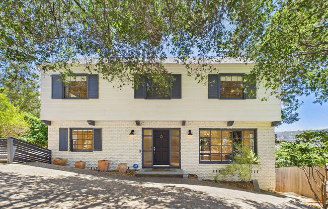 Beautiful serene and private Belmont home